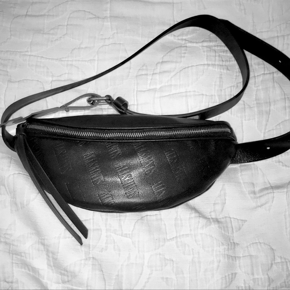 All Saints Leather Fanny Belt Bag